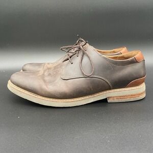 Men's Florsheim Dark Brown Leather Dress Shoes Size 9M 14272-215